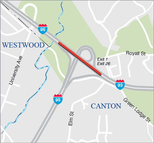 Canton: Interim Interchange Improvements at Interstate 95/Route 128/Interstate 93 Canton: Interim Interchange Improvements at Interstate 95/Route 128/Interstate 93